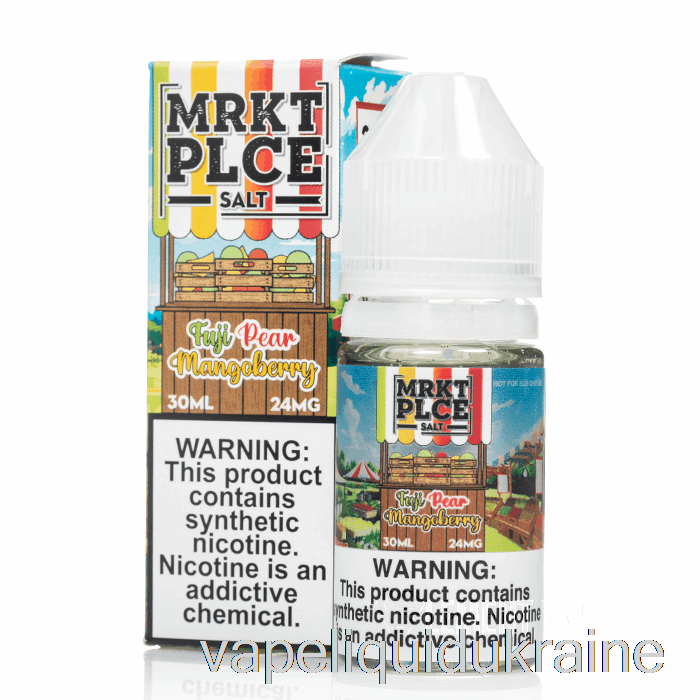 Vape Liquid Ukraine Fuji Pear Mangoberry - MRKT Salts - 30mL 24mg